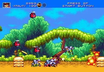 Gunstar Heroes (Europe) screen shot game playing